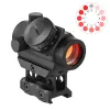 2MOA Red Dot Vight 1x20 mm Odruchu Wodoodporny wstrząsy odporny na mgły czerwony zakres kropki z 1-calowym mocowaniem pionowym