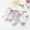 Chaussettes pour enfants 5 pièces / lot pour les chaussettes de bébé nouveau-nés épaississer le dessin animé Comfort Cotton NOUVELLE-NÉBER Boy pour enfants pour 0 à 2 ans