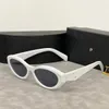 Klasyczny projektant Symbole Sunglass Esellipses Cat Eye Och Protective Goggles Outdoor Beach Sunglass dla mężczyzn i kobiet Opcjonalny podpis trójkąta