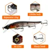 1pcs Pêcheur Lere 115cm14g Minnow Crankbait Wobblers 3d Eyes Perch Bait Artificial Pike Carp Swim Pesca 240430