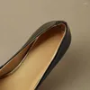 Chaussures habillées taille 34-42 conception d'orteil en métal authentique en cuir haut talon filles mode sexy occasions importantes fête talons