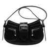 Вечерние сумки Jin Mantang Zipper Design Phouse Honders для женщин кожаная женщина 2024 тренд Spring Fashion Sadgags сумки для подмышки