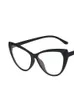 RETRO CAT Eye okulary rama kobiety marka Vintage Trend antyblue światło przezroczyste okulary krótkowzroczności 240423