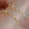 Bracelets liens rétro épines et roses imitation un tempérament de bracelet jade élégant pour les copines accessoires de cadeaux de vacances