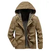 Vestes pour hommes manteau veste de moto à capuche Parkas Vêtements homme vêtements tactiques jakets manteaux d'hiver