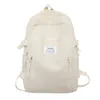 Schooltassen mode softback rugzakken solide 2024 hoge kwaliteit voor vrouwen casual interieur rits pocket bolso mujer