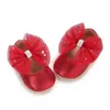 First Walkers New Baby Girl Shoes With Cotton Buttons The Big Bow Spring and Automne Princess Party Wedding 0-18m H240504