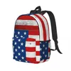 Backpack American Flag Backpacks Teenager Bookbag Fashion Students School Tassen Laptop Rucksack Schoudertas Grote capaciteit