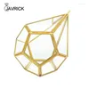 Sieradenzakken Vijfzijdig Rhombus Glass Table Top Diy Display Planter met swing voor sappig