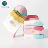 Skarpetki dla dzieci 5 par/zestaw uroczy kreskówek bawełniany bawełniany chłopiec skarpetki dla dziewcząt letnie siatka dziecięca skarpetki kobiety hurtowe Miaoyoutong Y240504