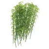 Decorative Flowers 40 Pcs Plant Bamboo Model Micro Landscape 8cm Fake Miniature Artificial Ornament Decor Tree