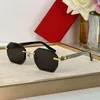 Designer Sunglasses For Men Women Summer 0439 Fashion Outdoor Leisure Style Anti-Ultraviolet Retro Plate Frameless CR39 UV400 Wooden Temples Eyeglasses Random Box