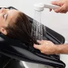ブラシイージーPVCインフレータブルシャンプー盆地は、妊娠中の女性のためのデフレートヘア洗浄流域を急速に膨張させます新しいポータブルシャンプーパッド