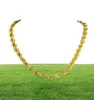 Hip Hop 24 Inches Mens Solid Rope Chain Necklace 18k Yellow Gold Filled Statement Knot Jewelry Gift 7mm Wide2055819