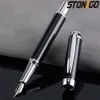 Stonego Metal Business Gold Nib UpScale Business Office School Conference Stationery Writing Supplies Chic Fountain Pen Gift 240425