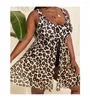 Dames badkleding bloemen tropisch plus size size een stuk dames zwempak rok 4xl schep nek duw omhoog grote zwemjurk groot