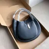 Rl Large Handbag Women Saddle Bag Hobo Bag Classic Polo Id Underarm Bag Womens Tote Bags Leather Fashion Designer Bags 9880