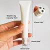 20 ml/g Kosmetischer Schlauch leer pp drei Ball Augencreme -Essence -Behälter Gesicht Lotion separat gepackte Massageflaschen Großhandel 240418