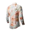 Chemises décontractées pour hommes Vêtements de luxe imprimés manches longues Man Fashion 2024 masculin