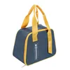 Обеденная посредняя портативная сумка для ланча теплоизолированная коробка тота с охладительными сумочками для женщин удобно