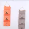 Wand hängende Badezimmerbad Toy Bags Organizer Leinenschrank Kinderbeutel für Baby Badespielzeug Bücher Kosmetische Kleinminder organisieren
