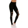 Legginsy damskie Spodnie do biegania Szybka sucha siatka netto joga czarna wysoka talia elastyczna fitness Slim Sport Gym dla kobiet spodni