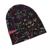 Berets Mathematics Formeln Mathematik Zahlen warm gestrickte Cap Fashion Motorhut Herbst Winter im Freien Mützenhüte für Unisex Erwachsene