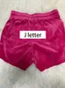 Velours shorts y2k dames kleding fietsers shorts tekenreeks sportief kort voor sportschool in jogging shorts met twee zijkantjes 240504