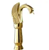 Rubinetti del lavandino da bagno Golden Swan Brafo lucido a tavolo in rame pieno tavolo superiore Bacino Upperie ICHURY Prodotti di lusso W