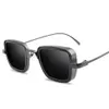 Vintage Metal Steampunk Sunglasses Men Women Square Sun Glasses For Stylish Retro Brand Shades Male Female UV400 240417
