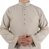 Ethnic Clothing THOBE SALE Arabia Gown Islamic Muslim Mideast Men Polyester Mixed Cotton Qatar Robe