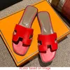 H Oran Luxury Designer Leather Sandals Summer Flat Shoes Beach Women's Slippers Letter 【code ：L】Slippers GAI Loafers Slides