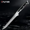 سكين مفعم بالحيوية 6 بوصة اليابانية دامشق الصلب شفرة حلاقة السمك الحادة فيليه سكين المطبخ سكين ديبونر الكامل تانغ G10 مقبض