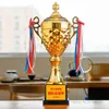 Индивидуальный размер и размер Metal Trophy Creative Award Callicraphy Football Table Tennis Games Индивидуальный трофей 240424