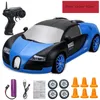 2.4G 4WD RC DRIFT-auto Hoge snelheid opladen Dynamische racen Kinderen Boy Remote Control Car Model Gift voor kinderen 240430