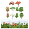 Fiori decorativi Ornamenti di alberi simulato Tabella di sabbia finta micro-paesaggio micro paesaggio decorazione delle piante modelli piante