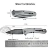 KS 1404 Flipped Flipper Składanie kieszonkową nóż D2 Stone Washed Blade 420 STOLE RĘCZNIK CAMPING EDC Outdoor wielofunkcyjny nóż taktyczny KS 1369 7250 1776