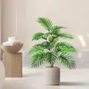 Fiori decorativi 78 cm 21 foglia Areca Areca Plant Palma tropicale Palma tropicale Foglie verdi Foglie Garden Office arredamento