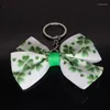 Keychains Saint-Patrick Accessory Accessory Keechain Imprimé Bow Hand Centred Floral Pet Pendeur