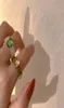 Ring color Korean ylyl diamond acrylic resin transparent jelly feeling index finger design tide2834172