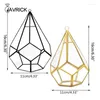 Sieradenzakken Vijfzijdig Rhombus Glass Table Top Diy Display Planter met swing voor sappig