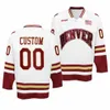 Custom Frozen Four Hockey Jerseys Denver Pioneers DU Bobby Brink Carter Savoie Cole Guttman Brett Stapley Carter Mazur Mike Benning Massimo Rizzo Cameron Wright