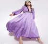 Robe Milan 2023 Spring Summer Lantern Ganche V Neck Fashion Designer Robes Brand Même robe de style 0110-15775581