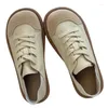Lässige Schuhe Low-Heel-Schnürkosten-Sneaker gemischte Farben Erwachsene Damen 2024 Frühling/Herbst Nähen Frauen vulkanisieren