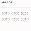 Marcas de gafas de sol Mjiedr Fashion Plastic Steel Puente Doble anteojos Hombres coloridos Mujeres Prescripción marco óptico Espectáculos retro