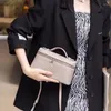 Umhängetaschen echte Lederhandtaschen für Frauen Kuhschlangenmuster Sommer lila Designer Hobo Grey Totes Handtasche