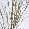 Fleurs décoratives artificielles arbres secs branche du feuillage plantes morts de bois de chair de mariage ornement de mariage simulation flétrie décorée en rotin