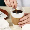 Mokken 450 ml koffiekopjes met deksels tarwestro herbruikbare draagbare beker vaatwasser veilige mok thee reizen