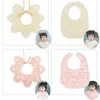 97BE Infant Care Lace Bibs Baby Girl Cotton Burp Cloths for 0-3 Years Kids 240429