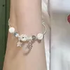 Bangle 1pcs Fashion Opal Moonstone Crystal Star Boon Borlet Bracelet Simple Sweet Women Ladies